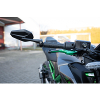 Lenkerendenspiegel PISTA  für KAWASAKI Z1000  10-13  mit passenden Lenkerenden