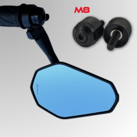 Lenkerendenspiegel PISTA  für KAWASAKI Z750 / R ab 2011  mit passenden Lenkerenden