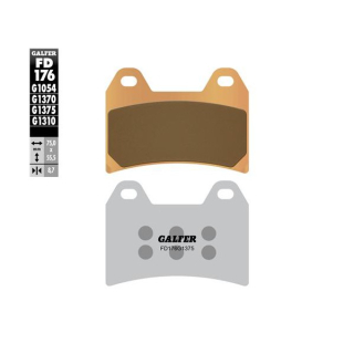 GALFER Sinter Bremsbeläge vorne FD176 - G1370  KTM DUKE 990 / R ab 2024