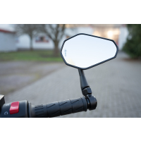 Lenkerendenspiegel PISTA  für YAMAHA MT-10 / SP RN45  16-21  mit passenden Lenkerenden