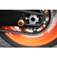 KERN-STABI BOBBINS Heckständeraufnahme M10 KTM DUKE 990 / R ab 2024 schwarz