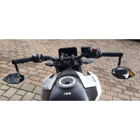 Lenkerendenspiegel SEPANG für KTM DUKE 390 bis 2016   mit passenden Lenkerenden