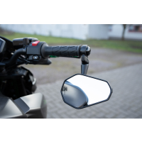 Lenkerendenspiegel PISTA  für SUZUKI SV650 ab 2021   mit passenden Lenkerenden