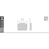 GALFER Sinter Bremsbeläge vorne FD290 - G1370...