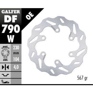 GALFER WAVE Bremsscheibe DF790W hinten für KTM RC390  17-20