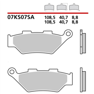 BREMBO Sinter Bremsbeläge 07KS07SA vorne BENELLI  TRK 502 X ab 2021