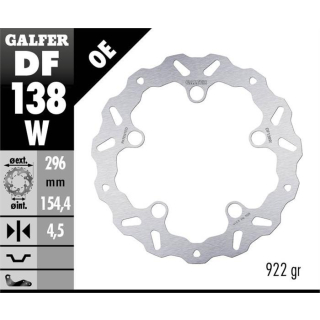 GALFER WAVE Bremsscheibe starr DF138W vorne HONDA CB750 HORNET RH12  23-24