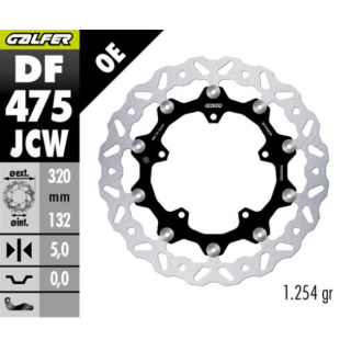 GALFER WAVE Bremsscheibe DF475JCW vorne YAMAHA YZF R6 RJ27 ab 2017