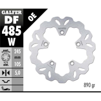 GALFER WAVE Bremsscheibe DF485W hinten für YAMAHA...