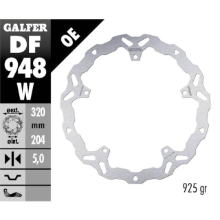 GALFER WAVE Bremsscheibe DF948W vorne KTM DUKE 125 ab 2024