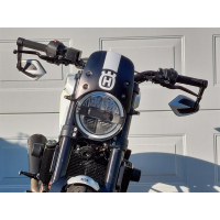 Lenkerendenspiegel ARAGON für HUSQVARNA SVARTPILEN 125  21-23  mit passenden Lenkerenden und diversen Farben
