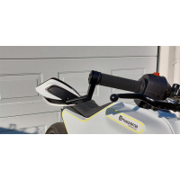 Lenkerendenspiegel ARAGON für HUSQVARNA SVARTPILEN 125  21-23  mit passenden Lenkerenden und diversen Farben