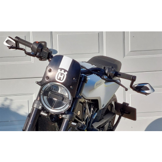 Lenkerendenspiegel ARAGON für HUSQVARNA SVARTPILEN 401  18-19 mit passenden Lenkerenden und diversen Farben