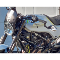 Lenkerendenspiegel ARAGON für HUSQVARNA SVARTPILEN 401  18-19 mit passenden Lenkerenden und diversen Farben
