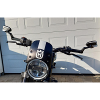 Lenkerendenspiegel ARAGON für HUSQVARNA SVARTPILEN 401  18-19 mit passenden Lenkerenden und diversen Farben