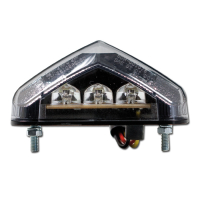 X-LINE Kennzeichenhalter TRIUMPH TRIDENT 660  21-24  mit LED Rücklicht