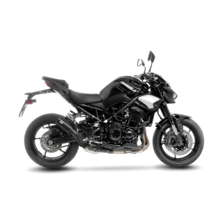 LEO VINCE CORSA S FULL BLACK EDITION Auspuff KAWASAKI Z900 / SE ab 2025 mit Carbon Abdeckung