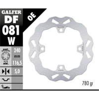 GALFER WAVE Bremsscheibe DF081W hinten HONDA CBR650 F...