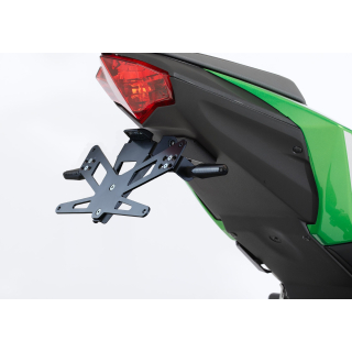 PROTECH X-SHAPE Kennzeichenhalter KAWASAKI Z125 ab 2025 mit kleinem 125er Kennzeichen