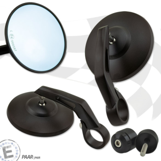 Lenkerendenspiegel BOB für TRIUMPH TRIDENT 660 ab 2025  kurzer Arm mit passenden Lenkerenden