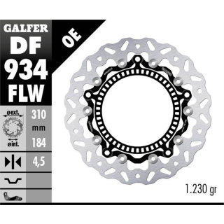 GALFER WAVE Bremsscheibe DF934FLW vorne TRIUMPH TRIDENT 660  21-24