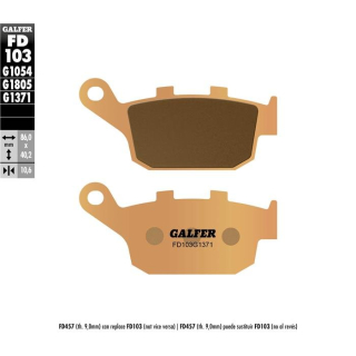 GALFER Sinter Bremsbeläge hinten FD103 - G1371 TRIUMPH TGER SPORT 660  22-24