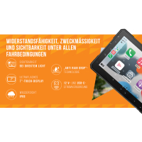 INTERPHONE Infotainmentsystem RIDESYNC Sync70 Essential Smart Display