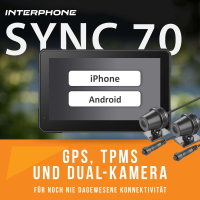INTERPHONE Infotainmentsystem RIDESYNC Sync70 Smart Display