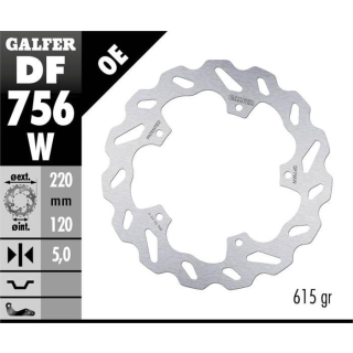 GALFER WAVE Bremsscheibe DF756W hinten BMW S1000R  17-20