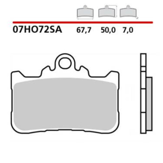 BREMBO Sinter Bremsbeläge 07HO72SA vorne HONDA CB500 HORNET PC71 ab 2024