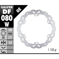 GALFER WAVE Bremsscheibe DF080W vorne HONDA CBR500 R PC44...