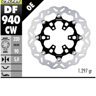 GALFER WAVE Bremsscheibe DF940CW vorne KTM DUKE 390   17-20