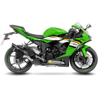 LEO VINCE LV-14 BLACK EDITION Auspuff  KAWASAKI ZX-6R ZX636 ab 2024