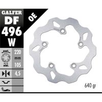 GALFER WAVE Bremsscheibe DF496W hinten YAMAHA YZF R1...