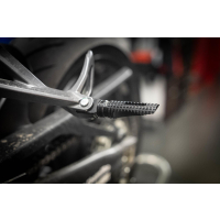 MFW Austausch Rasten Set EVO SPORT YAMAHA MT-09 / SP RN29  13-16 Fahrer schwarz blau