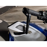 Lenkerendenspiegel MOVE für KTM 125 SMC R ab 2025  mit farbigen Blenden und passenden Lenkerenden orange