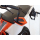 Lenkerendenspiegel MOVE für KTM 125 SMC R ab 2025  mit farbigen Blenden und passenden Lenkerenden orange