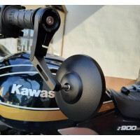 Lenkerendenspiegel ASSEN für KAWASAKI  Z900 RS ab 2026  mit passenden Lenkerenden