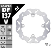 GALFER WAVE Bremsscheibe DF137W hinten
