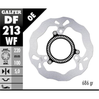 GALFER WAVE Bremsscheibe DF213WF hinten mit ABS Ring...