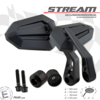 Lenkerendenspiegel STREAM für SUZUKI GSX-S 1000 ab...