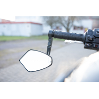 Lenkerendenspiegel ARAGON für KAWASAKI Z650 S ab 2026  mit passenden Lenkerenden und diversen Farben