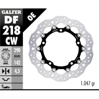 GALFER WAVE Bremsscheibe DF218CW vorne KAWASAKI NINJA ZX-4R / RR / SE ab 2023