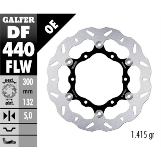 GALFER WAVE Bremsscheibe DF440FLW vorne