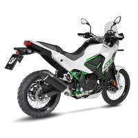 LEO VINCE LV-14 BLACK EDITION Auspuff KAWASAKI KLE500 /...