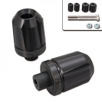 DAYTONA SCRATCH Lenkerenden / Lenkergewichte für Alu-Lenker rot eloxiert