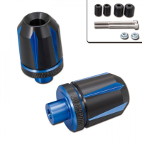 DAYTONA SCRATCH Lenkerenden / Lenkergewichte für Alu-Lenker rot eloxiert