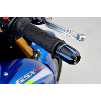 DAYTONA SCRATCH Lenkerenden / Lenkergewichte für Alu-Lenker rot eloxiert