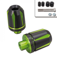 DAYTONA SCRATCH Lenkerenden / Lenkergewichte für Alu-Lenker rot eloxiert