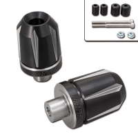 DAYTONA SCRATCH Lenkerenden / Lenkergewichte für Alu-Lenker rot eloxiert